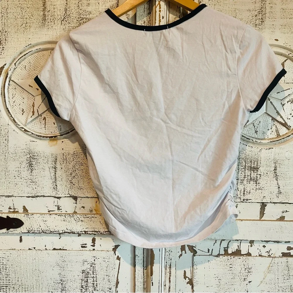 White Graphic Rock Tour T-Shirt - Picture 5 of 8